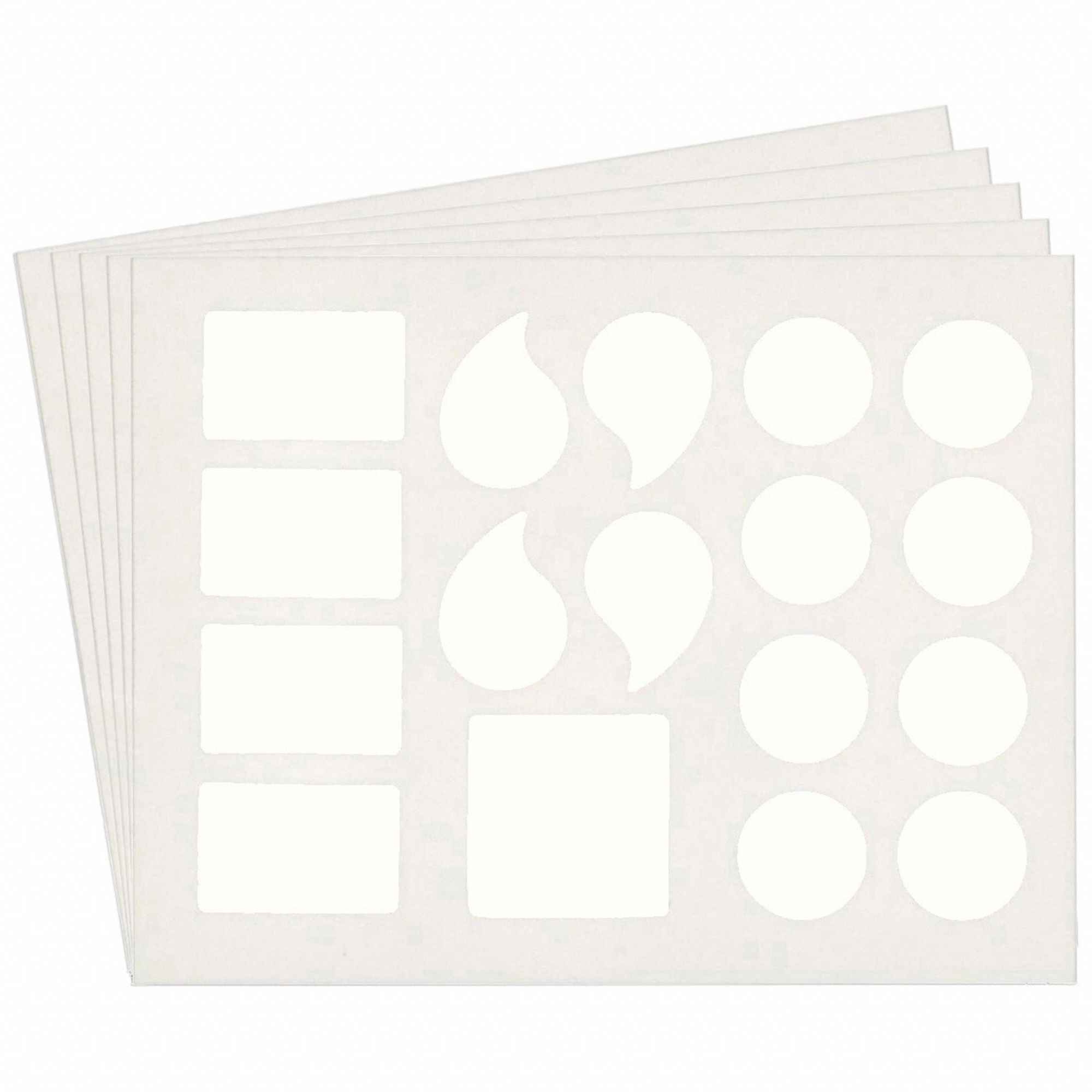 PunctuationLabelSet, 4inH, 3-3/8inW, PK10