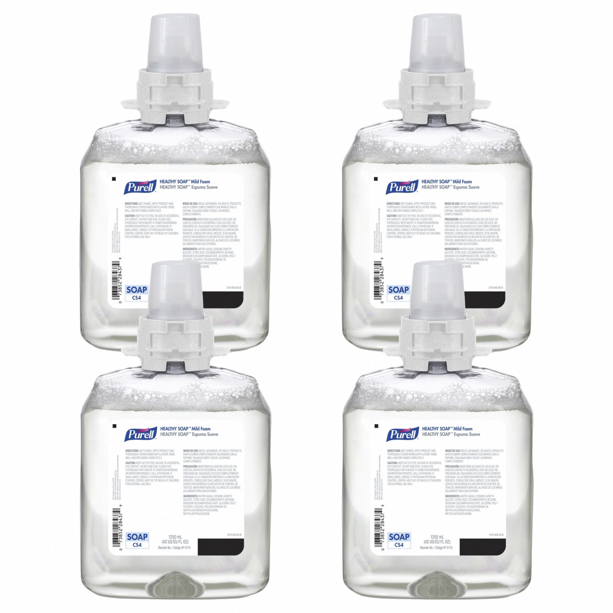 PURELL, Series CS4, 1,250 mL, Hand Soap - 60LY49|5174-04 - Grainger