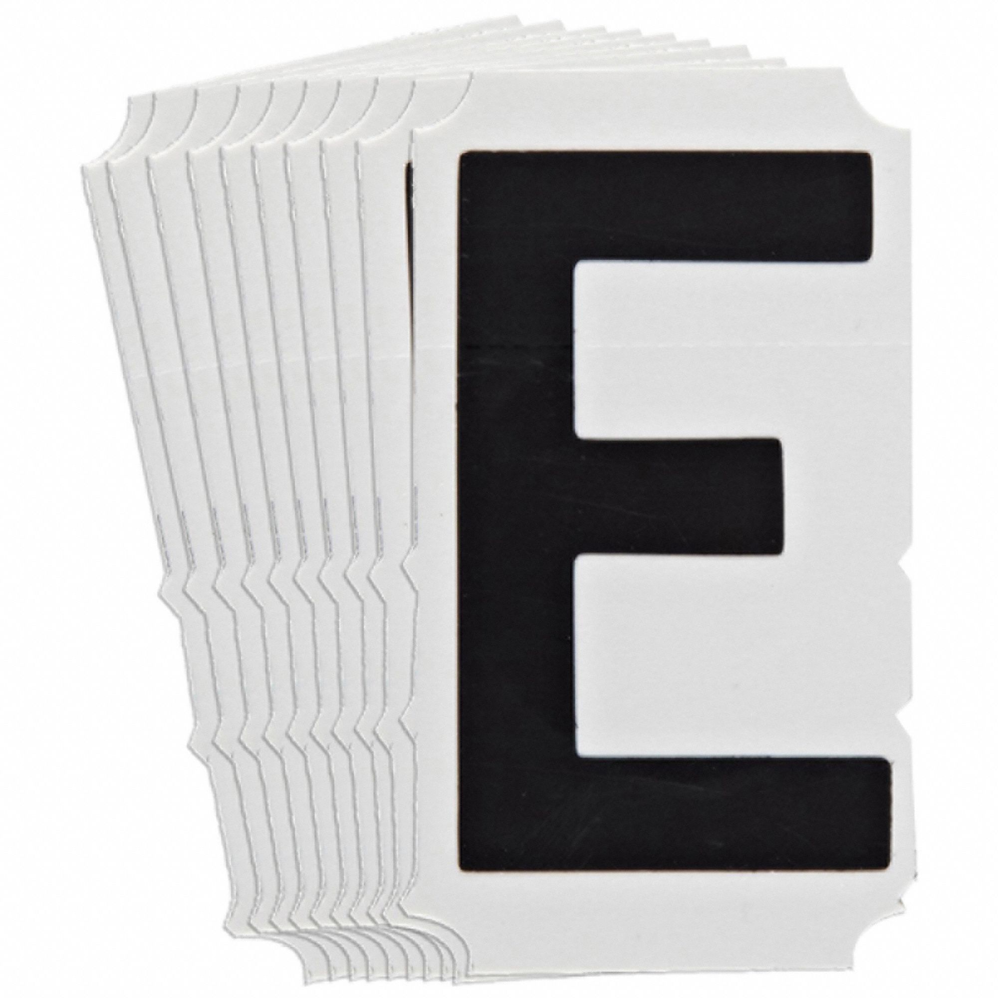 LetterLabel, Polyester, 6-3/4inH, 4inW, PK10