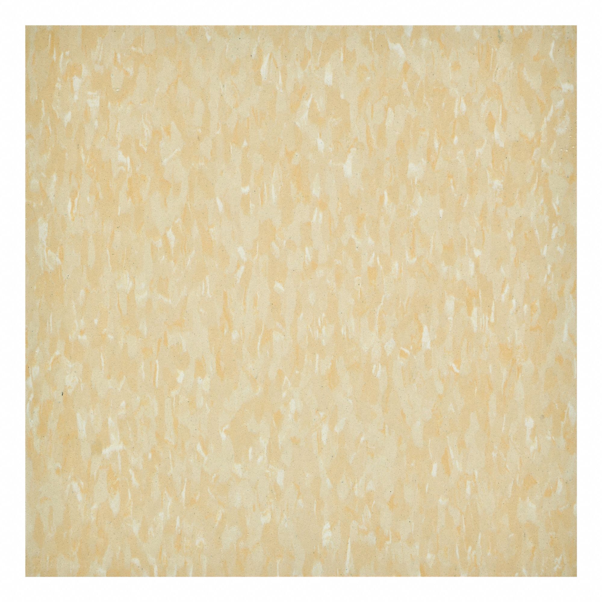 Vinyl Floor Tiles: Buttercream Yellow, Std Excelon Imperial Texture, Smooth