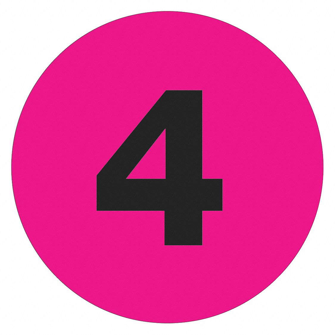 Number Label,  2 in H