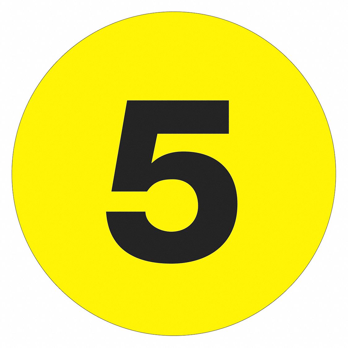 Number Label,  2 in H