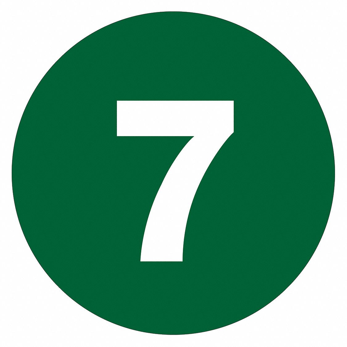 Number Label,  2 in H