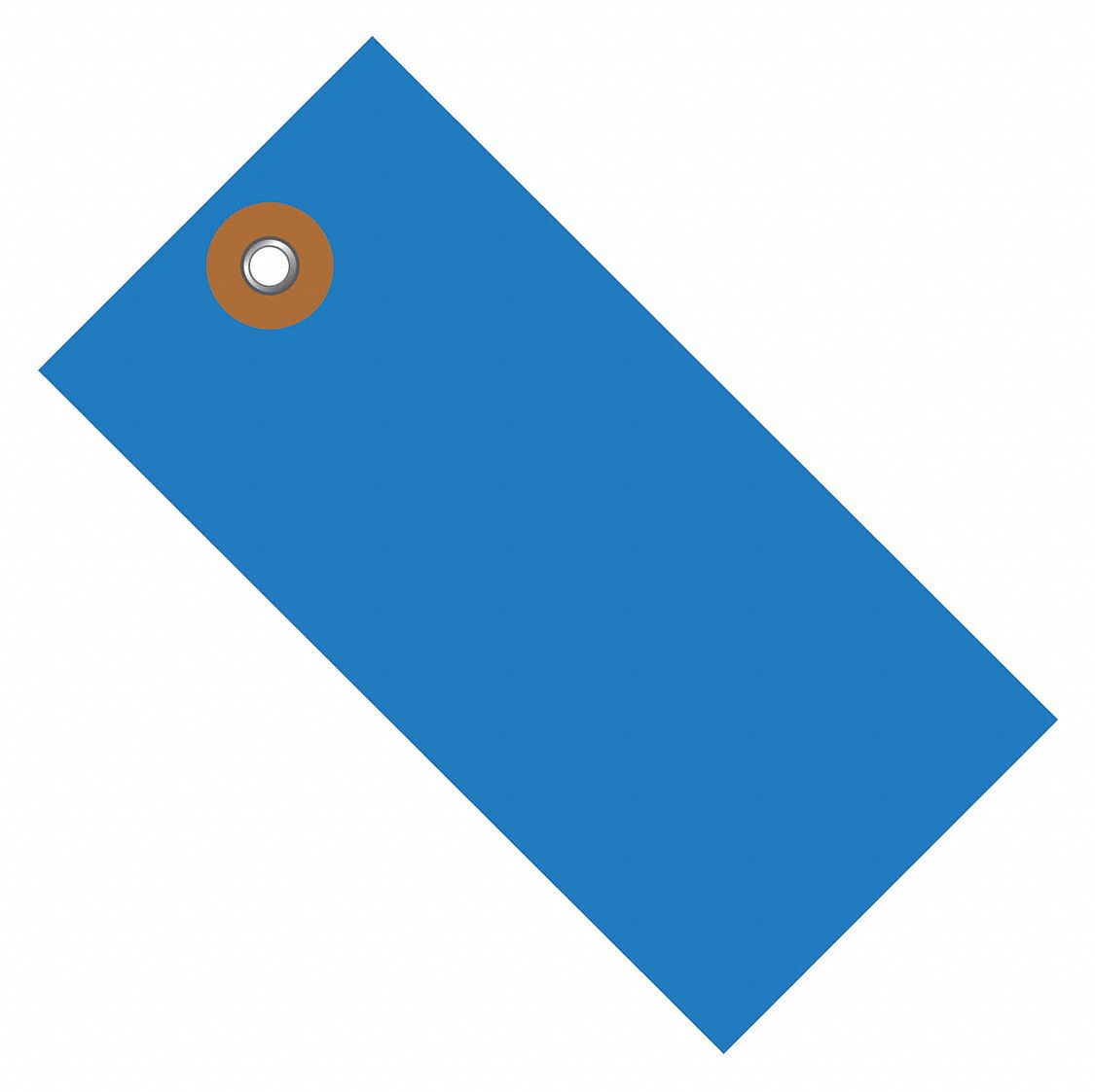 Shipping Tag, 3 3/4x1 7/8", Blue, PK100