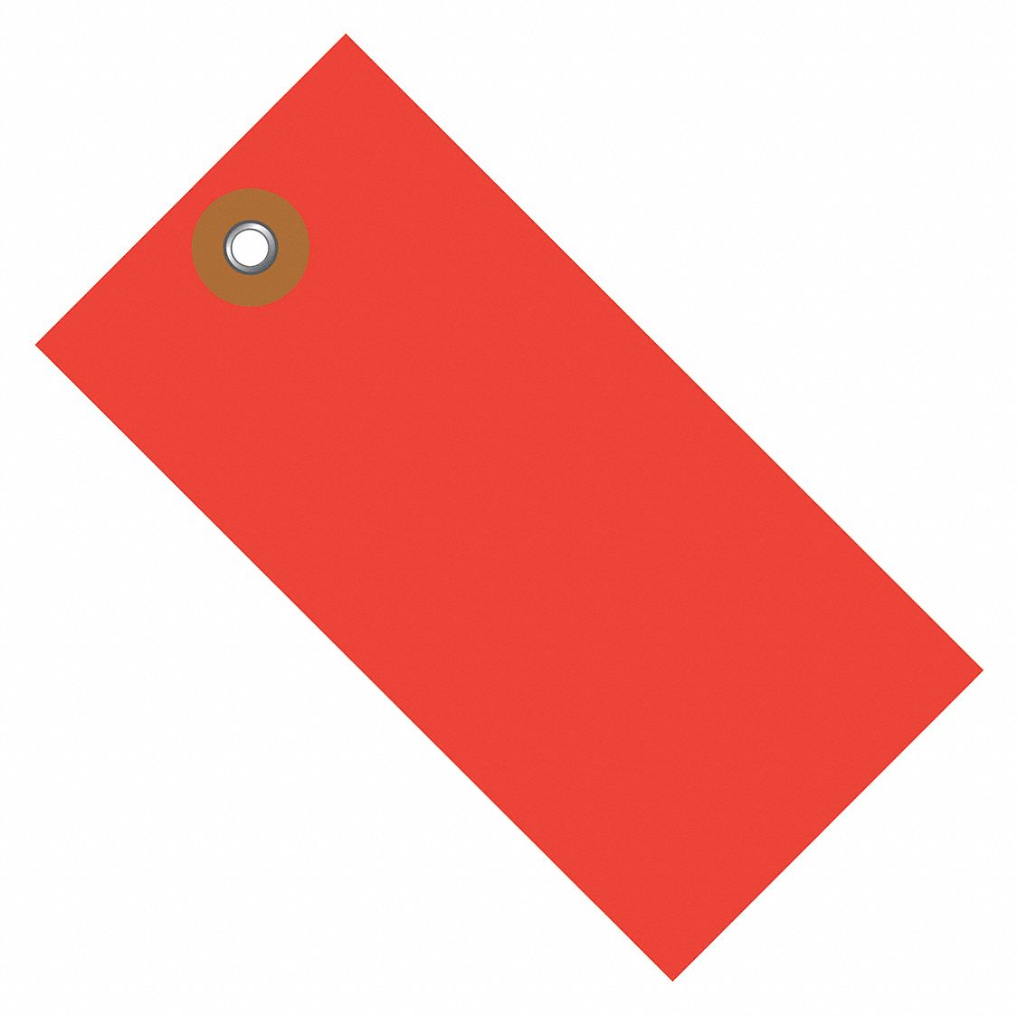 Shipping Tag, 3 3/4x1 7/8", Red, PK100