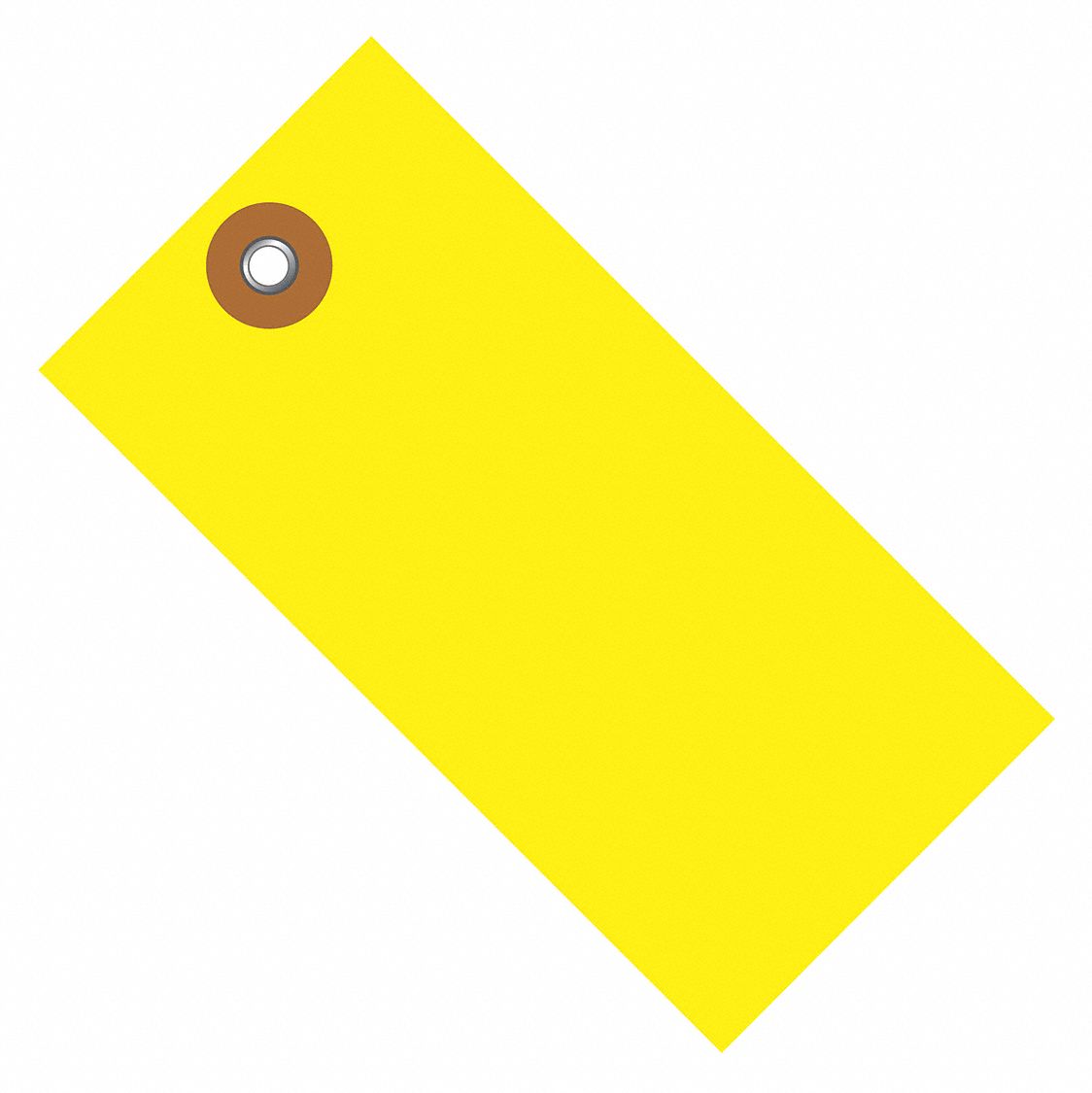 Shipping Tag, 4 1/4x2 1/8", Yellow, PK100