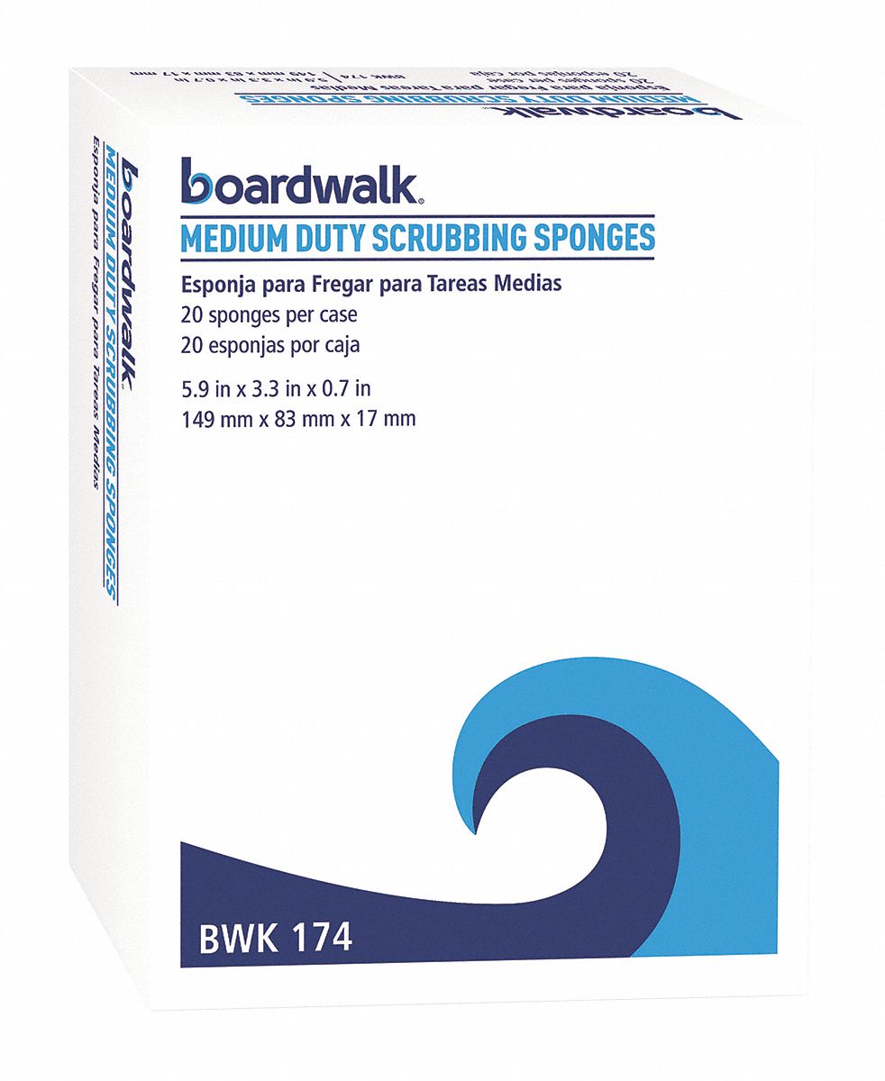 Sponges 6 1/8 in L Yellow/Green PK20