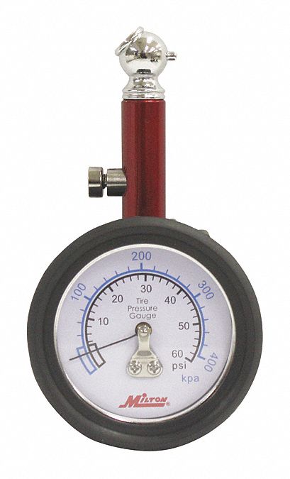 SINGLE HEAD DIAL GAGE,0-60 PSI