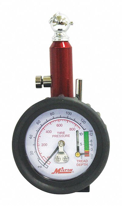 SINGLE HEAD DIAL GAGE W/TREAD DEPTH GAGE