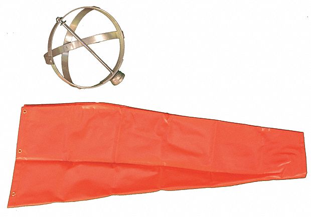 Windsock With Hardware, 18", Open, 8ft.