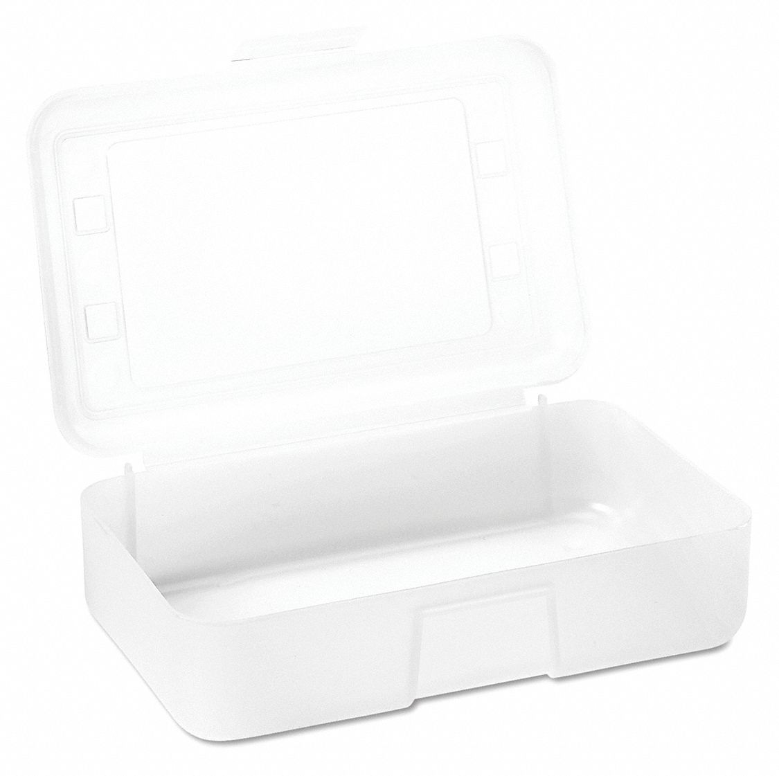 ADVANTUS, Polypropylene Pencil Box with Lid 51LD12AVT34104 Grainger