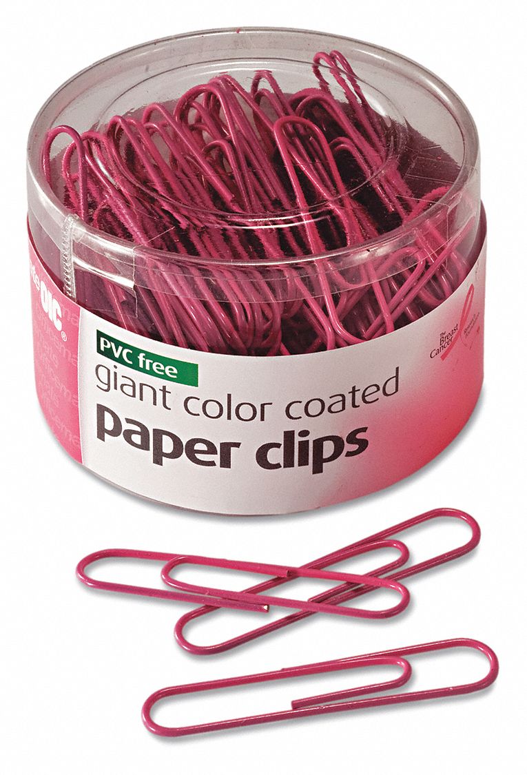 OFFICEMATE, Jumbo Size, Steel, Paper Clip - 51LG44|08908 - Grainger