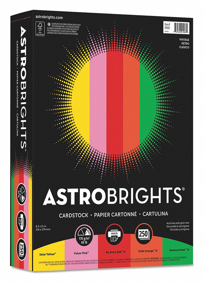 Paper, Colored, 250Sh,