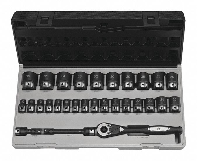 Duo-Socket, 1/2"D, Metric,