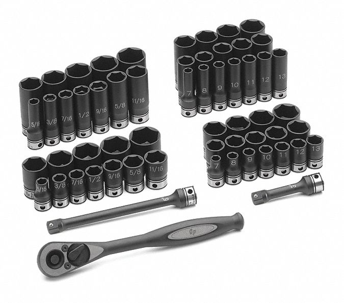 Duo-Socket, 3/8"D, 59pcs.