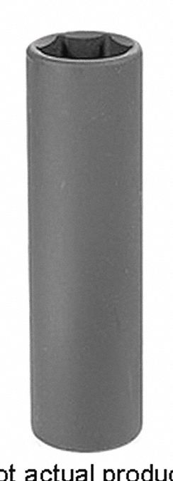 Socket 19mm 1/2 D Impact 6pt. D Blk