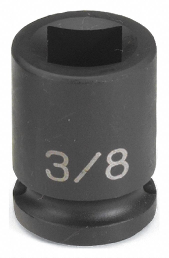 Impact Socket 3/8 3/8 D PipePlug Sq 4pt