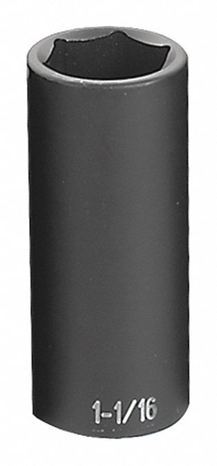 Impact Socket 1-1/16 1/2 D 6pt. D