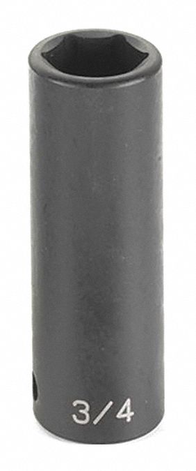 Impact Socket 1-13/16 1/2 D 6pt. D Blk