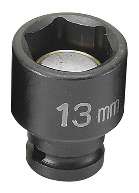 Socket, 13mm, 1/4"D,