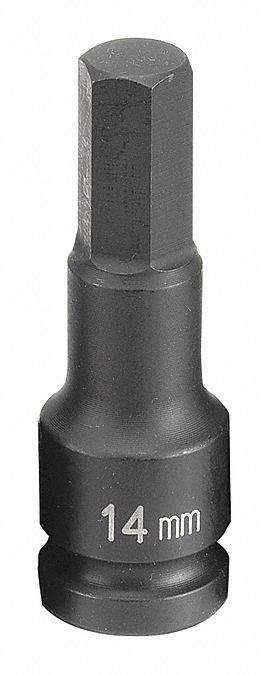 Socket 14mm 1/2 D Impact Hex