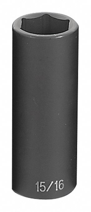 Impact Socket 15/16 1/2 D 6pt. D
