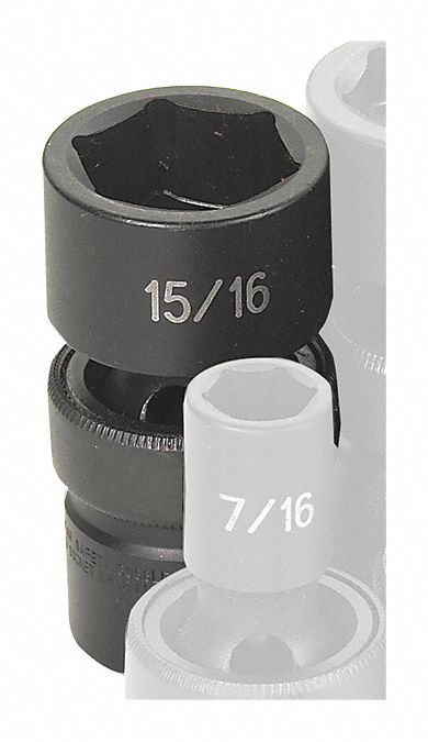 Impact Socket 15/16 1/2 D Univ 6pt.