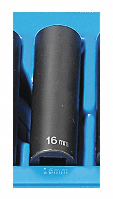 Socket 16mm 1/2 D Impact 12pt. D