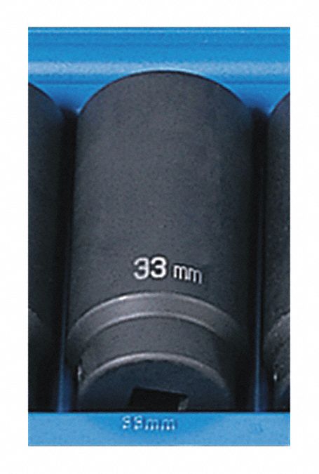 Socket 33mm 1/2 D Impact 6pt. D