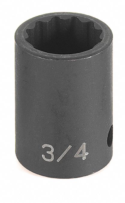 Impact Socket 1/2 1/2D 12pt.