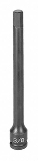 Socket 6mm 3/8 D Impact Hex Lg M Blk