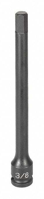 Socket 6mm 3/8 D Impact Hex Lg M Blk