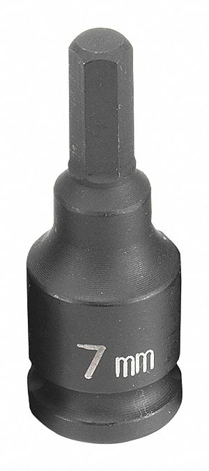 Socket 7mm 3/8 D Impact Hex Male