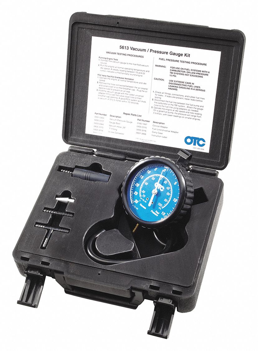 Vacuum Pressure Gauge Kit