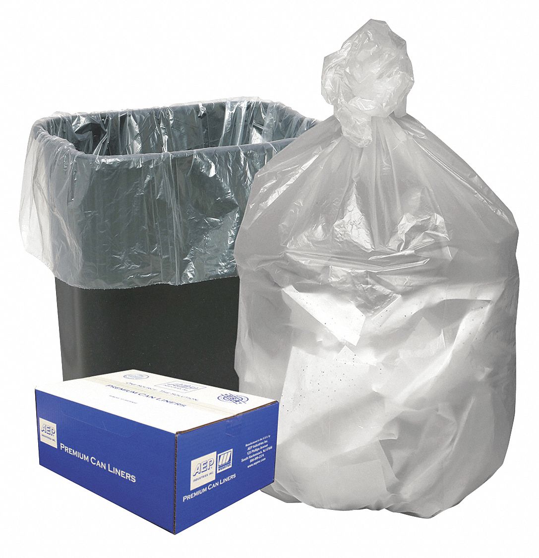 ULTRA PLUS 1 000 PK Can Liners 7 10 gal. 24x24 PK1000 51UP07