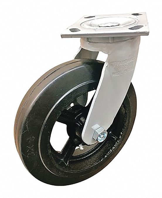 Casters, Rubber/Mold-on, Swivel5"