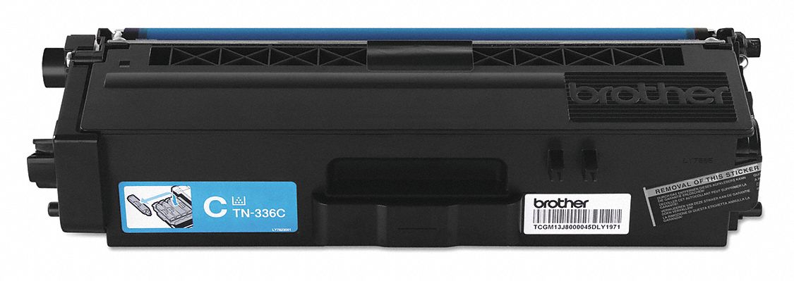 High Yield Toner Cartridge: TN336C, Cyan, Cyan