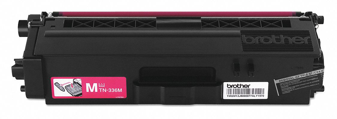 High Yield Toner Cartridge: TN336M, Magenta, Magenta