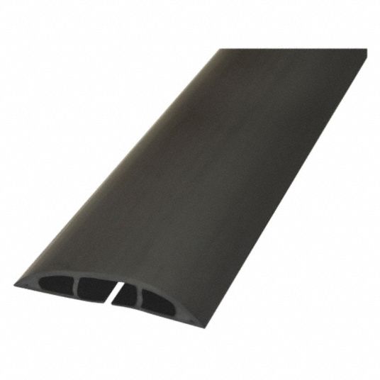 DLINE, Cable Cover,Floor,Light Duty,Black 51VK25CC1 Grainger