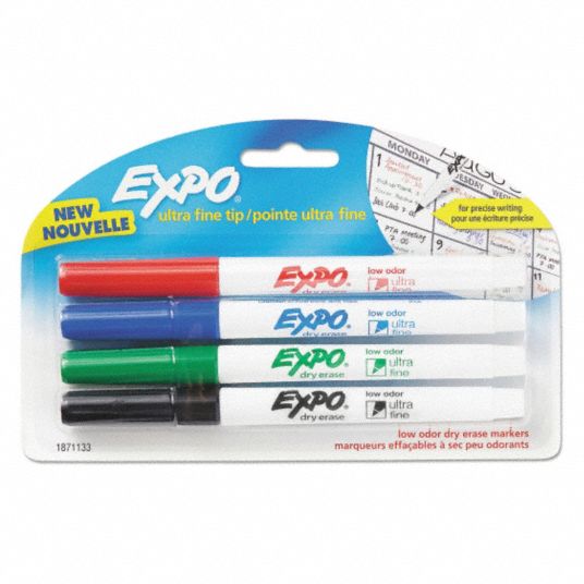 EXPO, Marker,Expo,Ultra,Fine,Assorted,PK4 - 51WA99