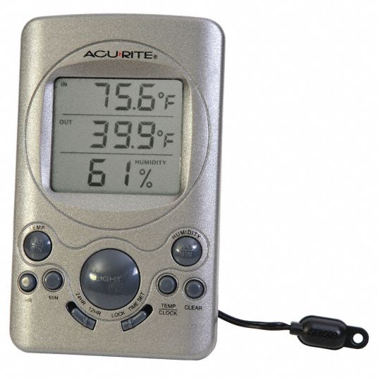 Acu-Rite Indoor & Outdoor Digital Thermometer also measures indoor