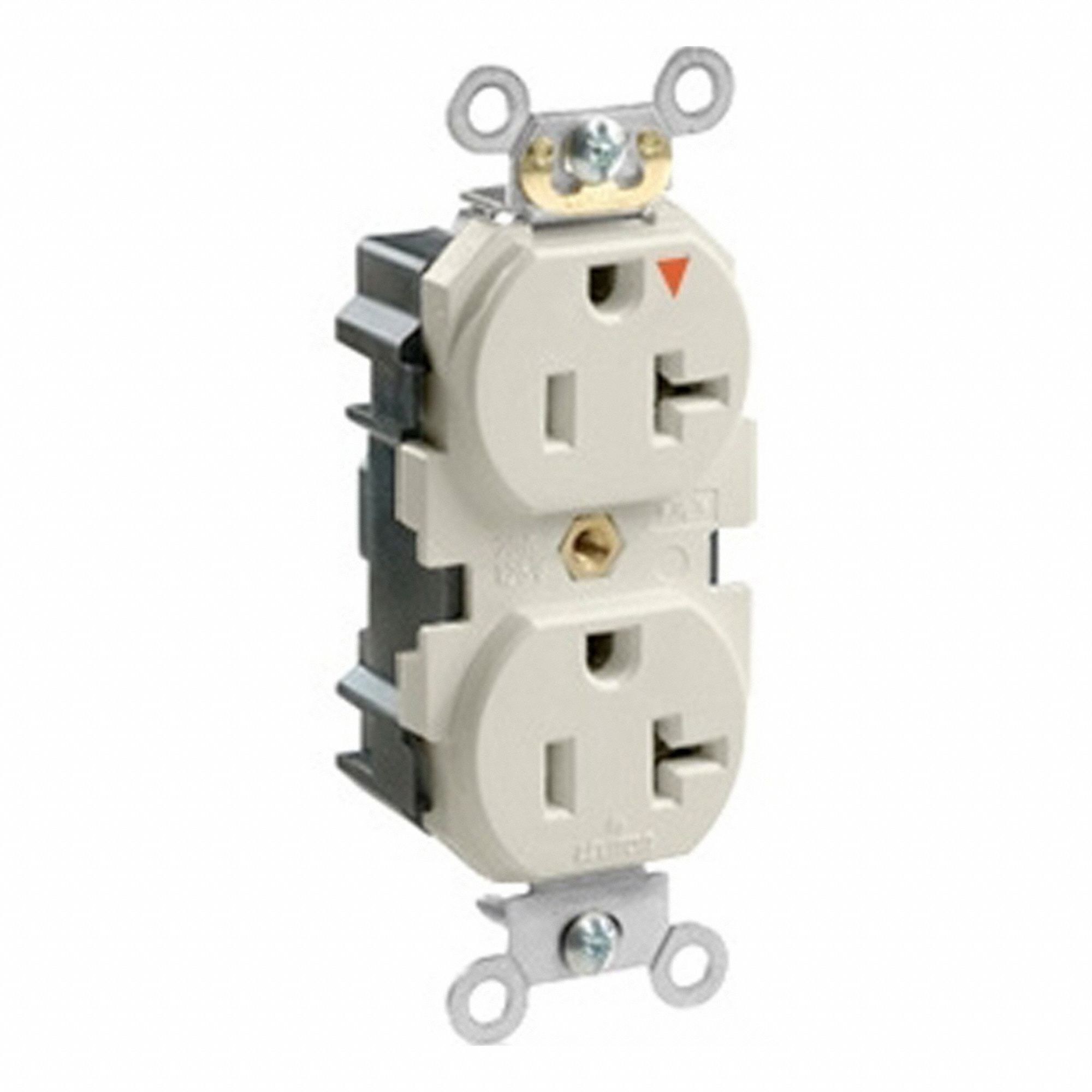 Lev-Lok IG Rec 20A 125V LtAl