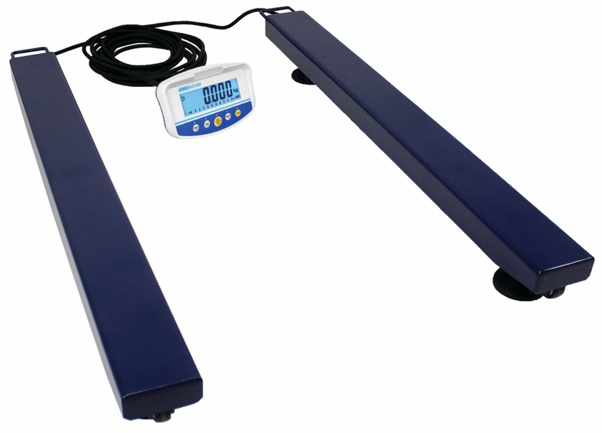 ADAM EQUIPMENT Industrial Bench Scales: 4,400 lb Wt Capacity - Imperial, 1 lb/0.5 kg Readability (MPN AELP 2000 [GK-S]). Key specifications — Weighing Units: oz; Connection Ports: RS-232; Brand: ADAM EQUIPMENT; Series: AELP; Readability: 1 lb/0.5 kg; Compatible Manufacturer Part Number: Universal.