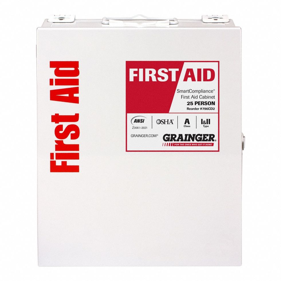 94 Components, ANSI/ISEA Z308.1-2021, First Aid Kit And Housing ...