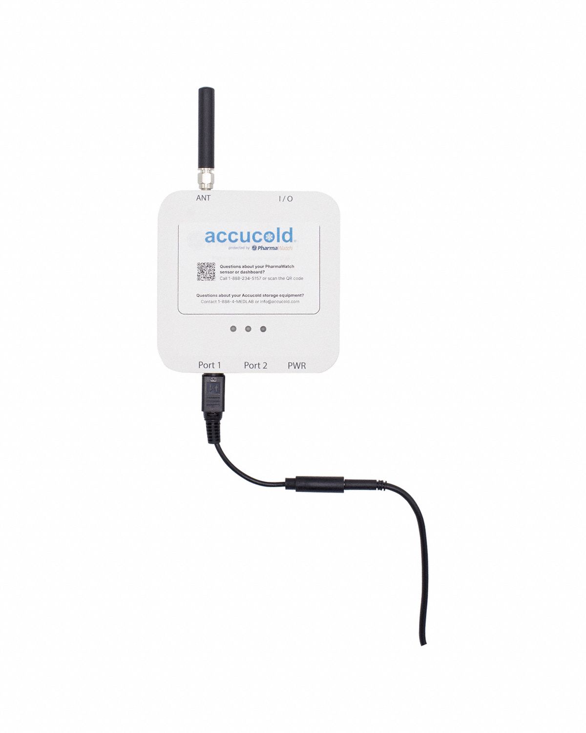 Portable Data Logger: 3/4 in, 3/4 in, Any Accucold Model, Computer, Universal, 12 PK