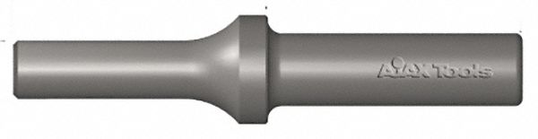 Punch: 0.401 in Shank Size, Round, Round, 5/8 in Chisel Tip Wd, 3 1/2 in Overall Lg