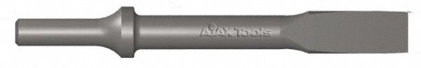 Chisel: 0.401 in Shank Size, Round, Round, 5/8 in Chisel Tip Wd, 5 3/4 in Overall Lg