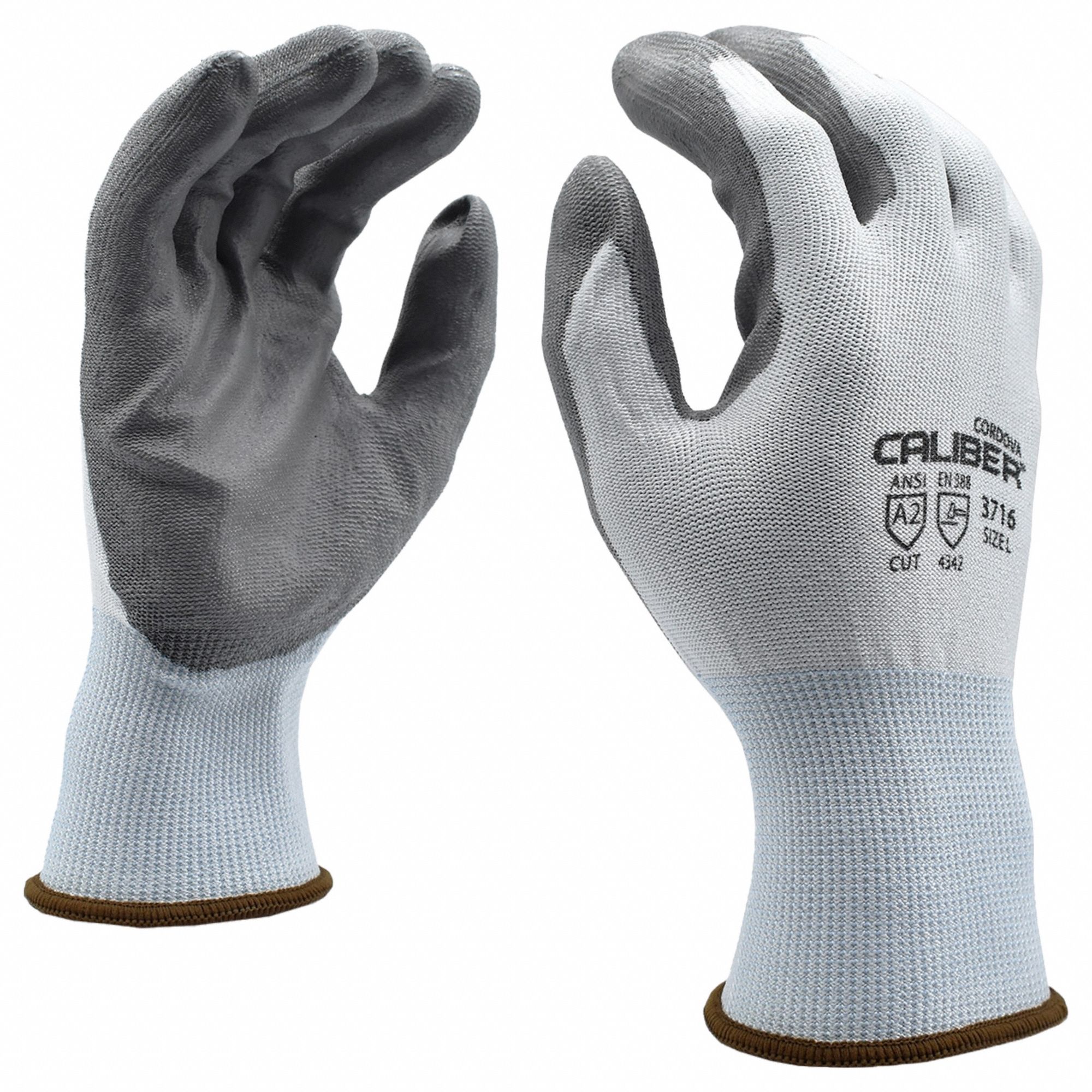 Cut Resistant Gloves, Whte, Cut LevelA2, PR