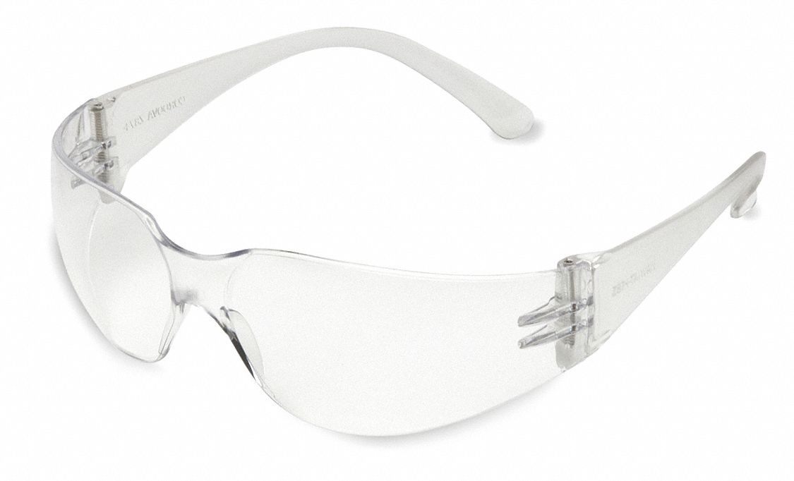 Safety Glasses, Clear, Full Frame