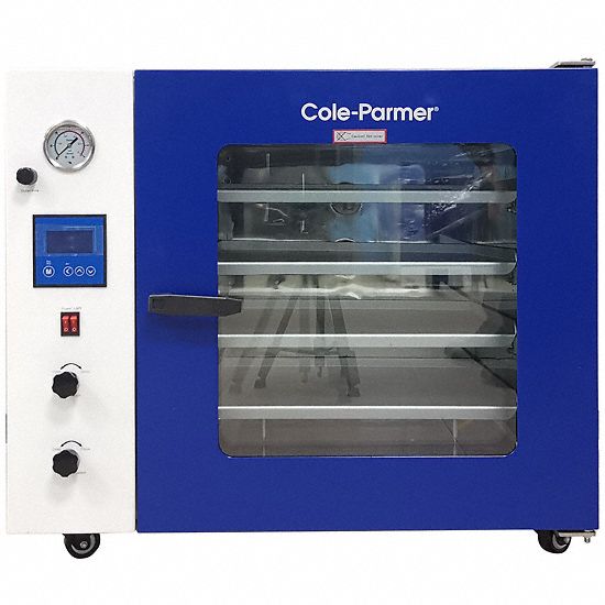 Vacuum Oven: Vacuum, 3 cu ft Capacity, 200°C Max Temp, 550 W Watt, Single Screen Control